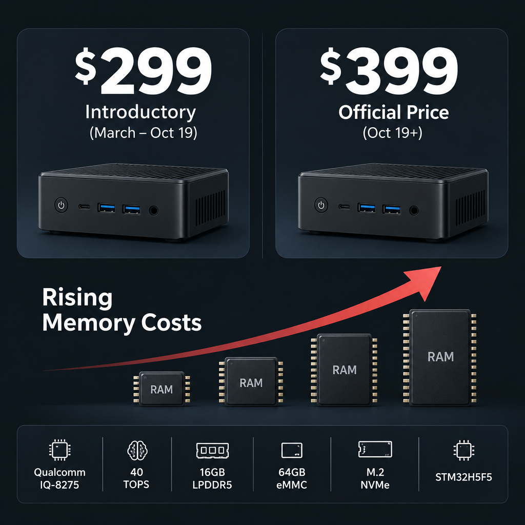 VENTUNO Q Specs & Price Timeline