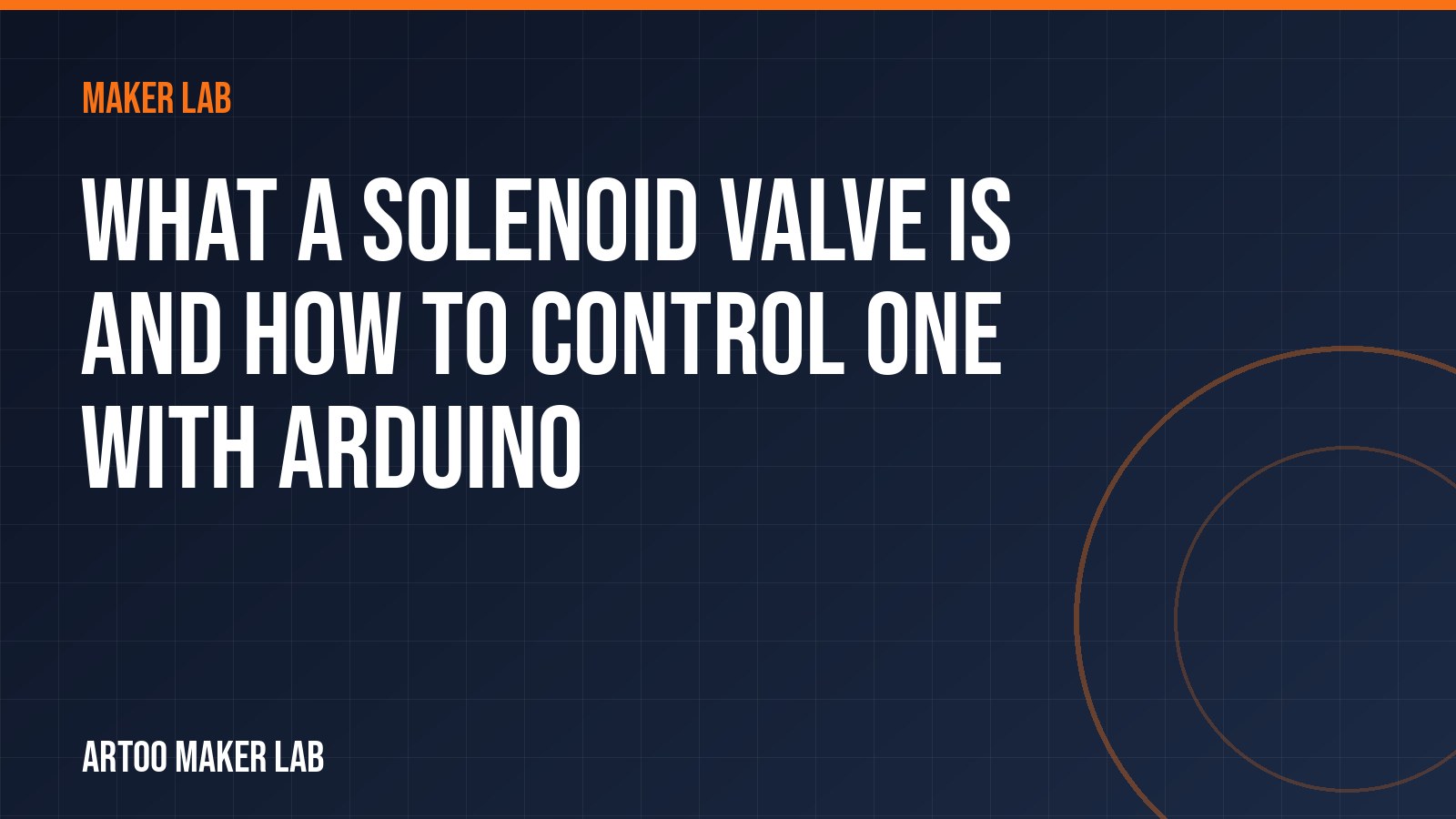 What a Solenoid Valve Is and How to Control One with Arduino